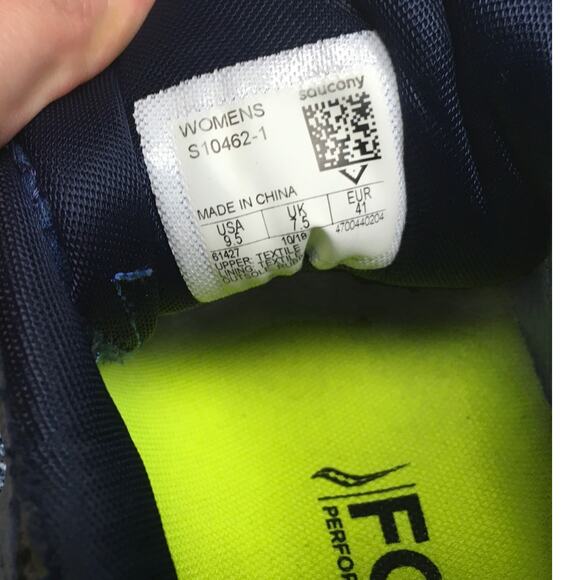 Saucony Triumph ISO 5 Running Shoes Blue Multi Women's 9.5 Sneakers Training - Picture 7 of 11